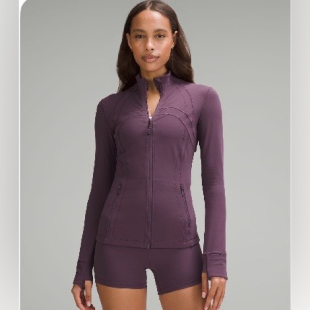 Lululemon Define Jacket Zip-Up Grape Thistle Purple Size 4 Slim Fit - Picture 2 of 2